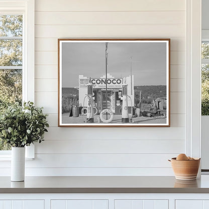 Vintage Filling Station Penasco New Mexico July 1940