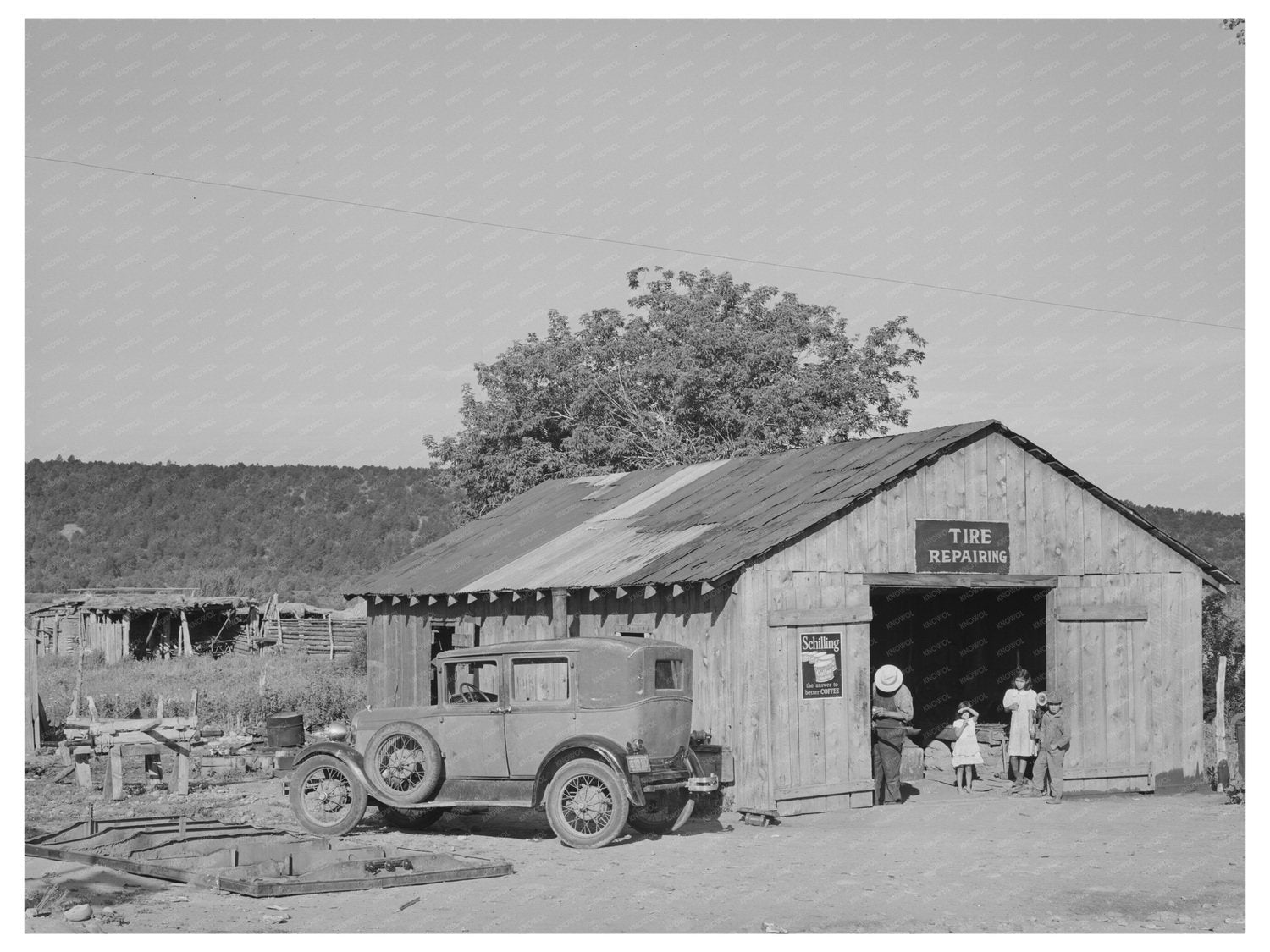 Blacksmith Shop in Penasco New Mexico July 1940