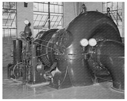 Logan Utah Hydroelectric Plant Historical Photo 1940