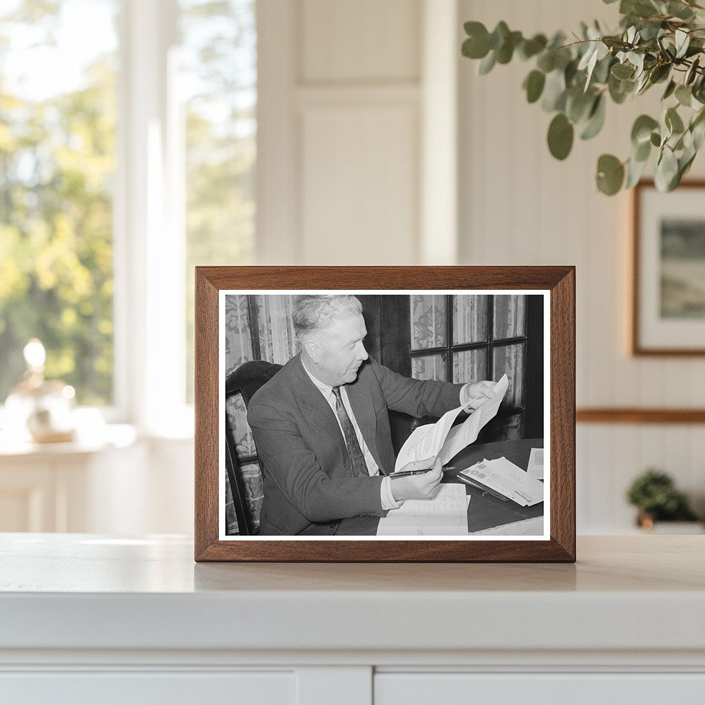 Mendon Utah Mayor Vintage Photo August 1940