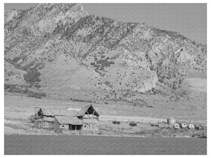 Mormon Farmer Barns Box Elder County Utah August 1940