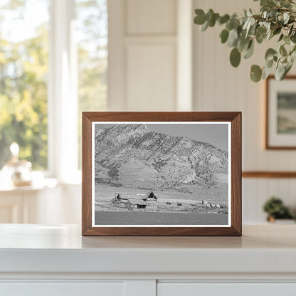 Mormon Farmer Barns Box Elder County Utah August 1940