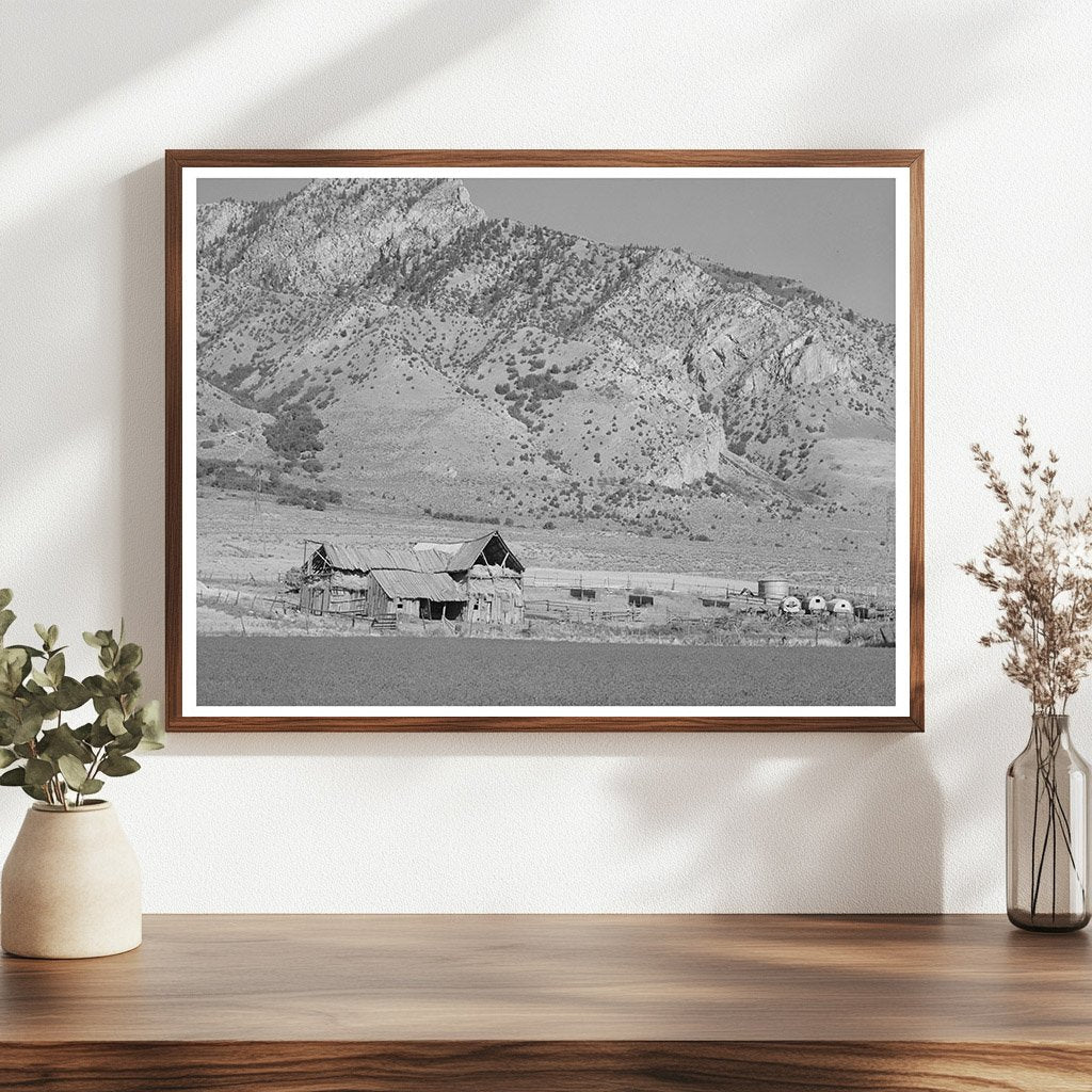 Mormon Farmer Barns Box Elder County Utah August 1940