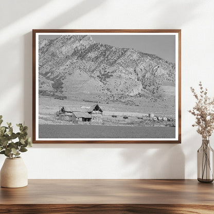 Mormon Farmer Barns Box Elder County Utah August 1940