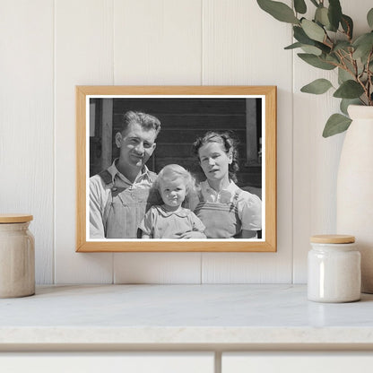 Mormon Farmer and Family in Cache County Utah 1940