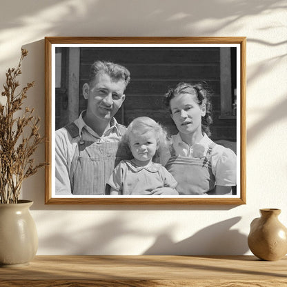 Mormon Farmer and Family in Cache County Utah 1940