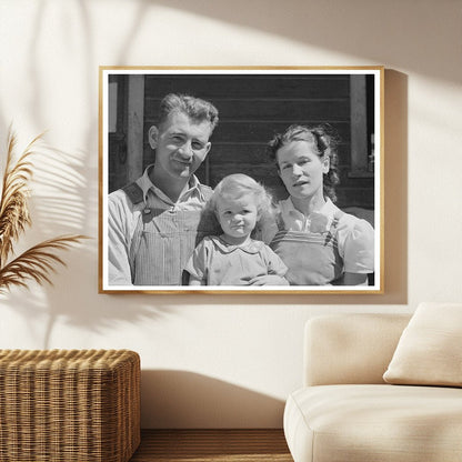 Mormon Farmer and Family in Cache County Utah 1940