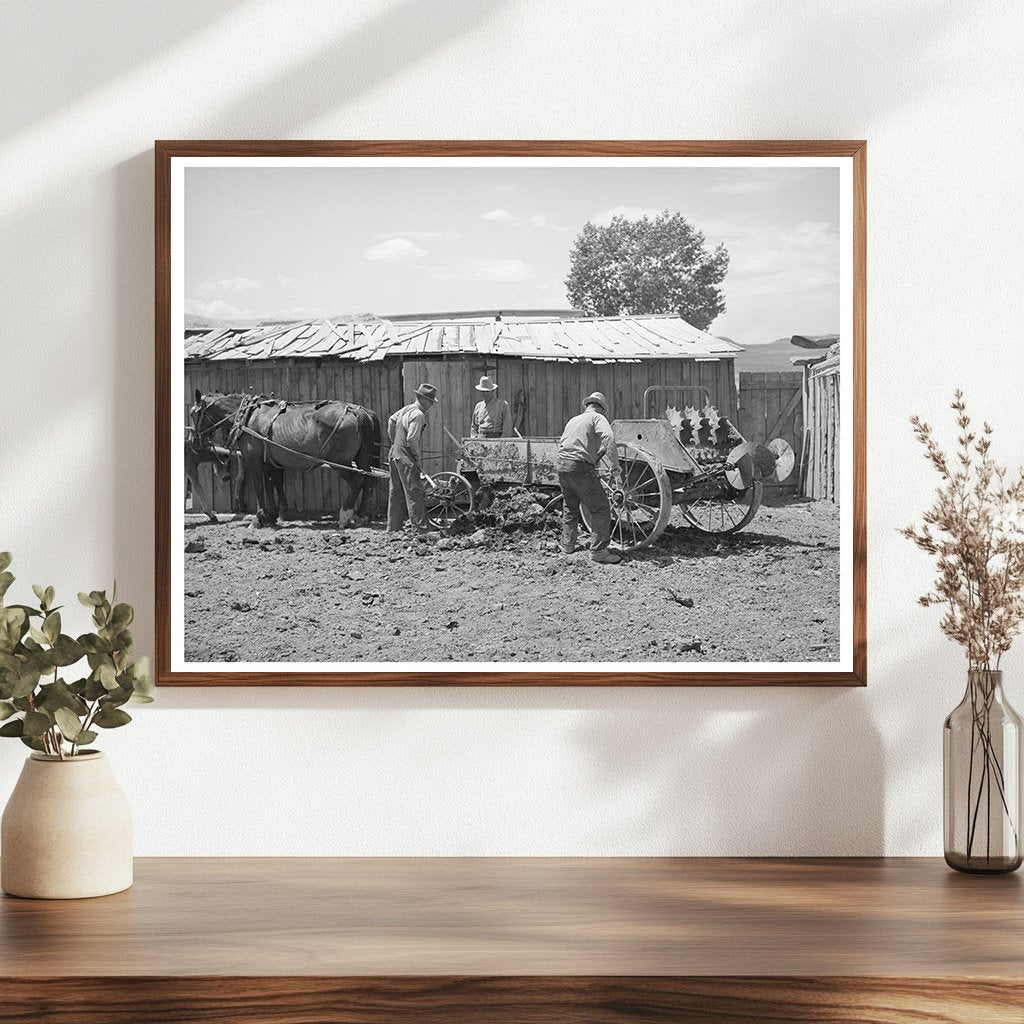 Farm Security Administration Manure Spreader 1940 Utah