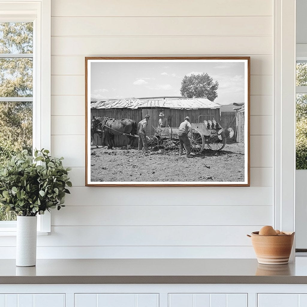 Farm Security Administration Manure Spreader 1940 Utah