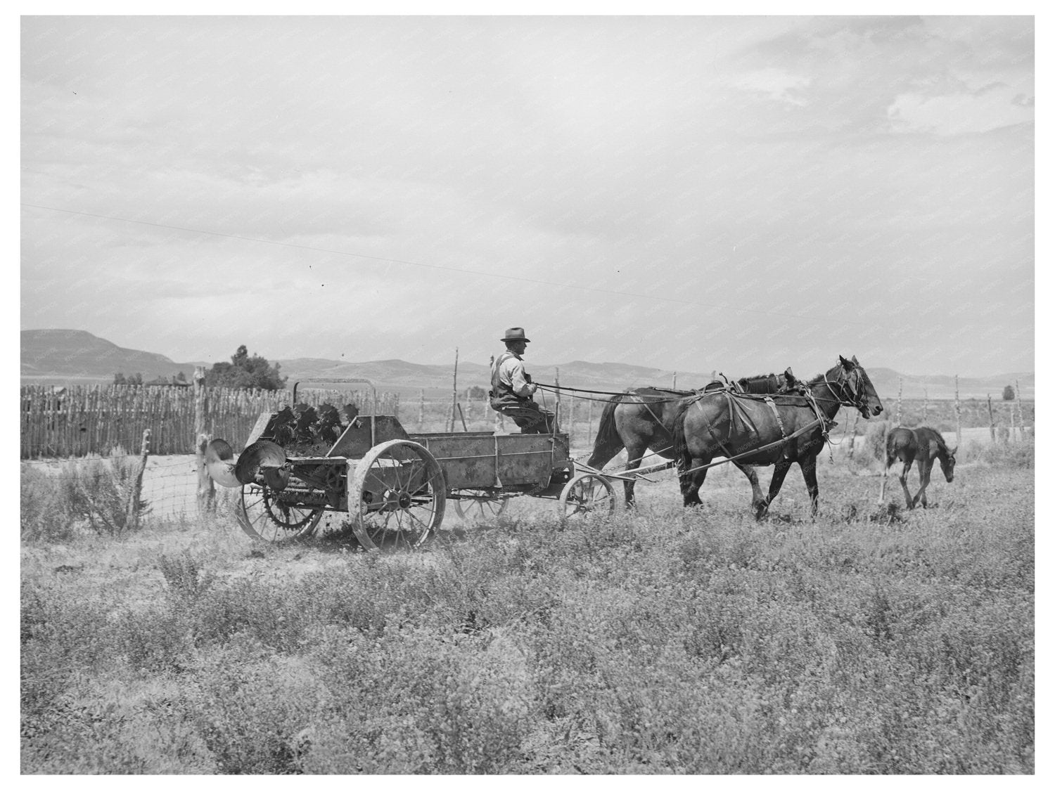 1940 Cooperative Manure Spreader in Box Elder County Utah