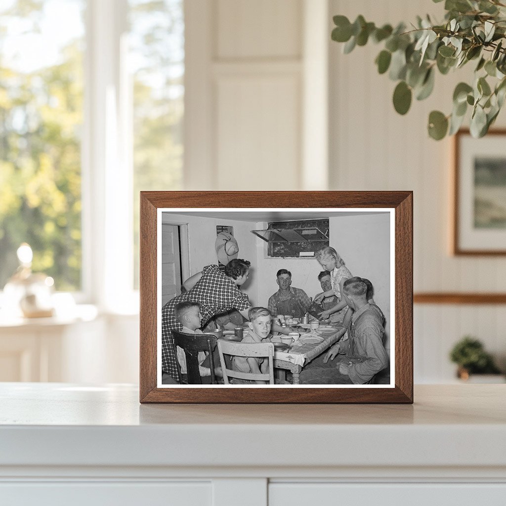 Mormon Farmers Dinner Gathering Box Elder County 1940