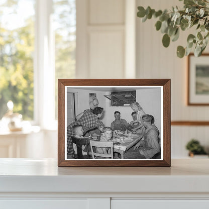 Mormon Farmers Dinner Gathering Box Elder County 1940