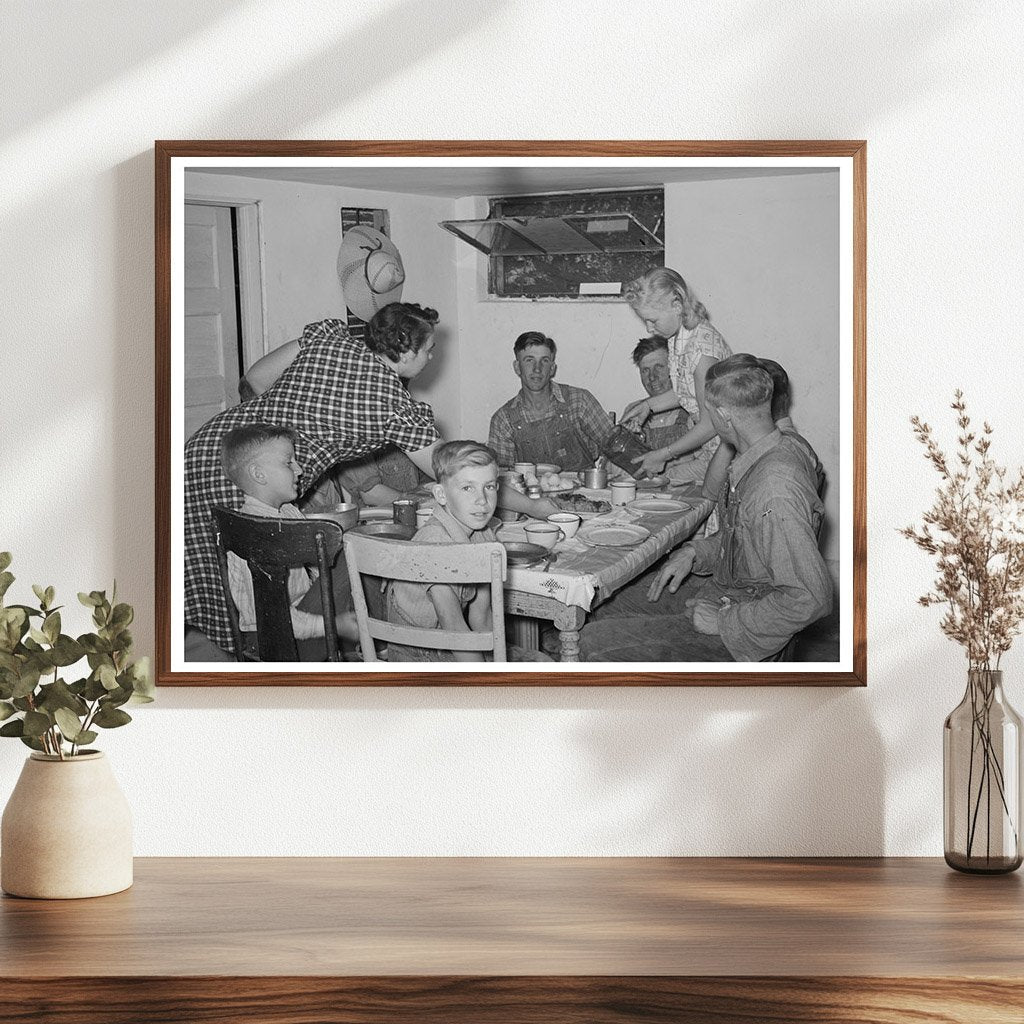 Mormon Farmers Dinner Gathering Box Elder County 1940