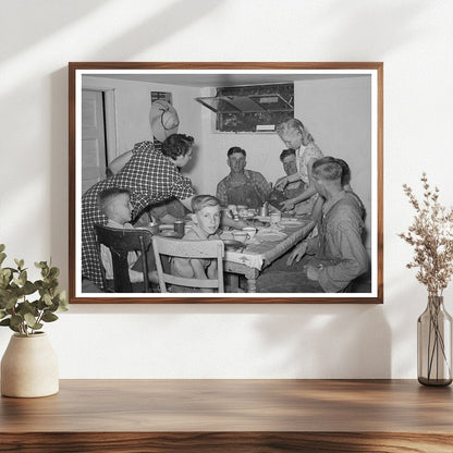 Mormon Farmers Dinner Gathering Box Elder County 1940