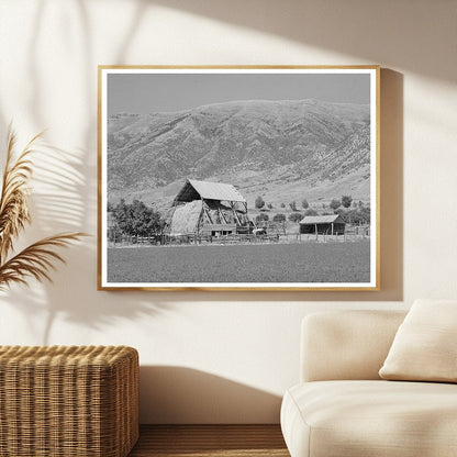 Vintage Hay Barn in Box Elder County Utah 1940