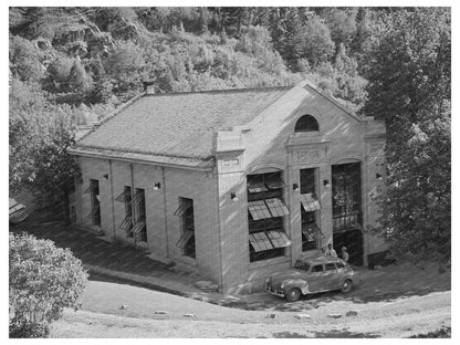 Hydroelectric Power Plant in Logan City Utah 1940