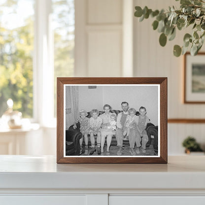 Mormon Farm Family in Snowville Utah August 1940