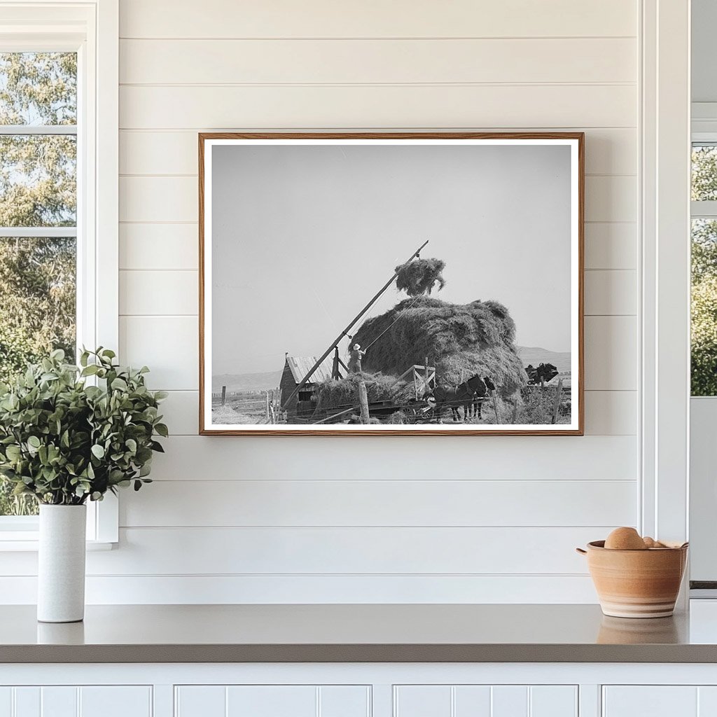 Haystacking Operation in Box Elder County Utah 1940