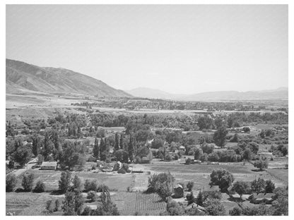 Vintage Photograph of Logan Utah August 1940