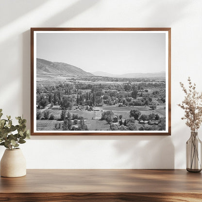 Vintage Photograph of Logan Utah August 1940