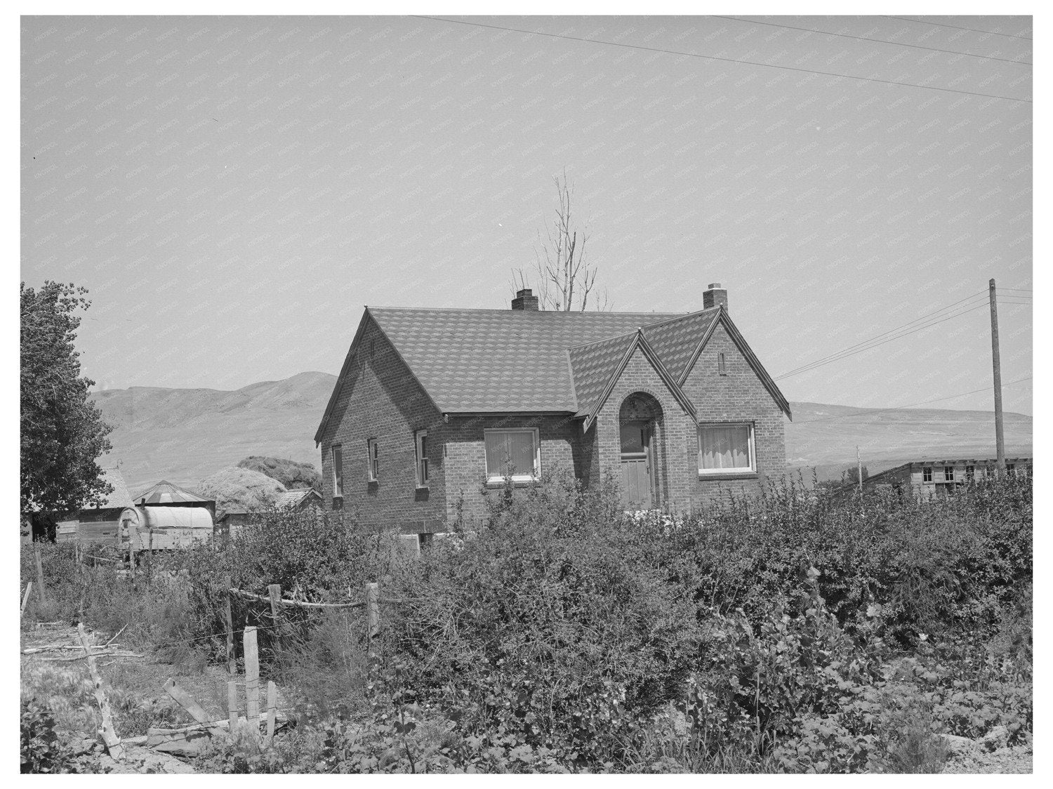 Mormon Farmers Home in Box Elder County 1940