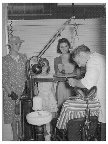 Mormon Farm Family at Dental Cooperative August 1940