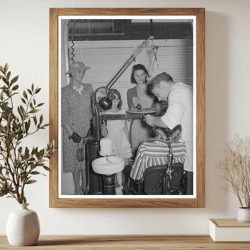 Mormon Farm Family at Dental Cooperative August 1940