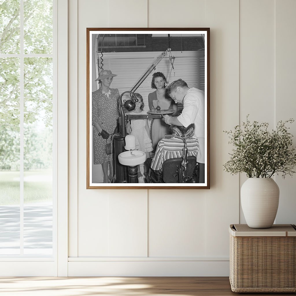 Mormon Farm Family at Dental Cooperative August 1940