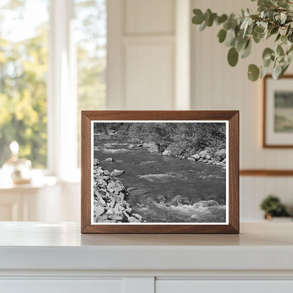 Mountain Stream in Cache County Utah August 1940