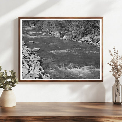 Mountain Stream in Cache County Utah August 1940