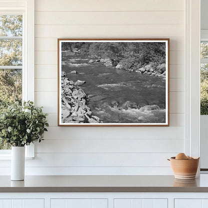 Mountain Stream in Cache County Utah August 1940