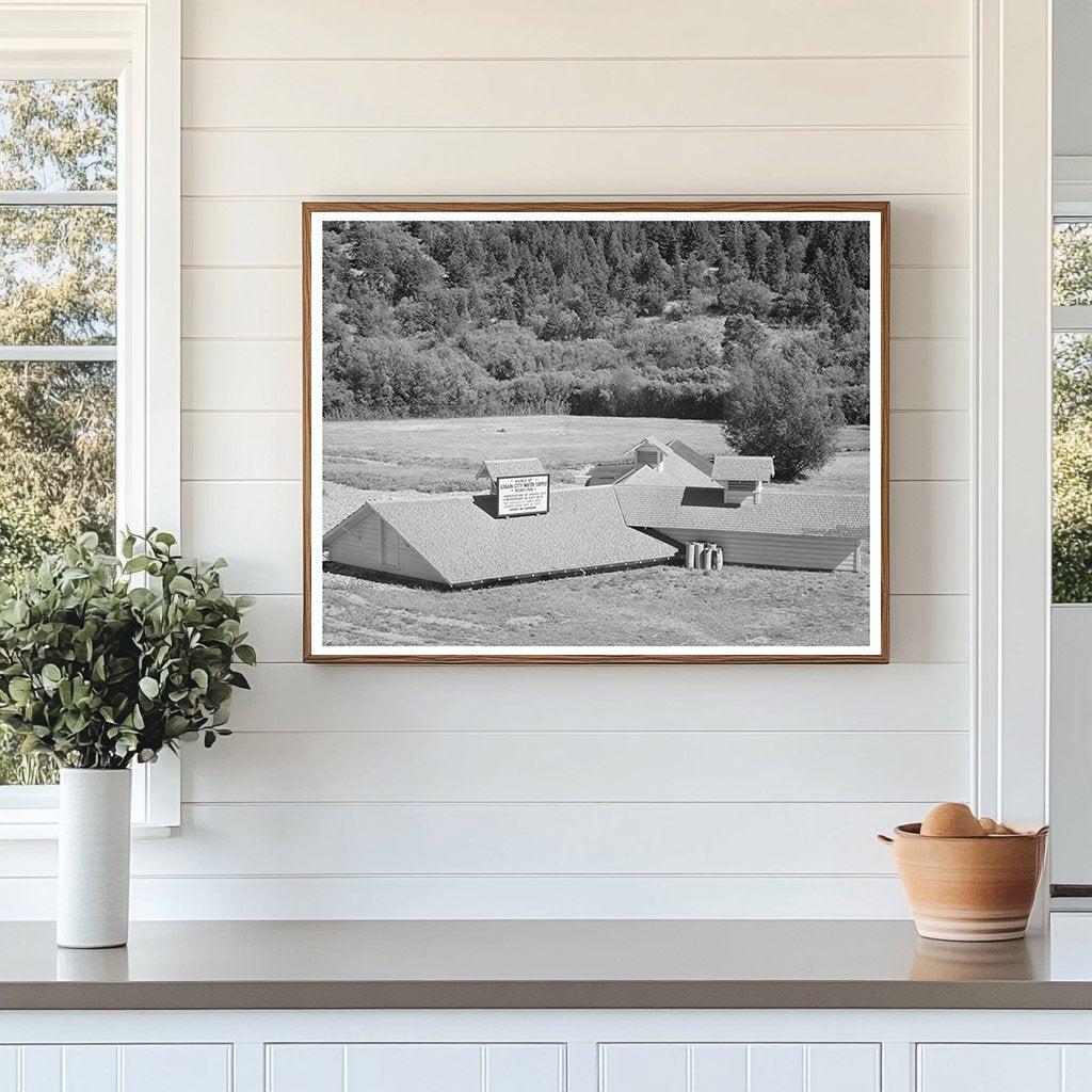 Logan Utah Water Supply Source August 1940 Image