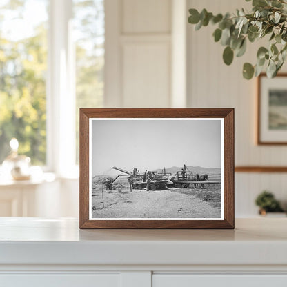 Threshing Barley in Box Elder County Utah August 1940