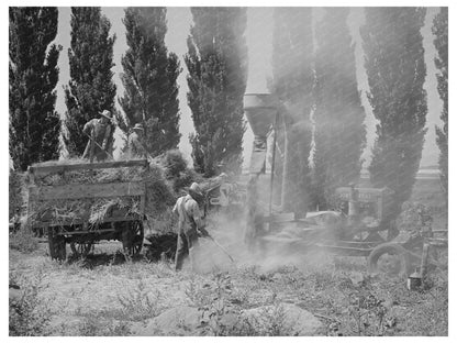 Vintage Hay Chopper in Box Elder County Utah 1940