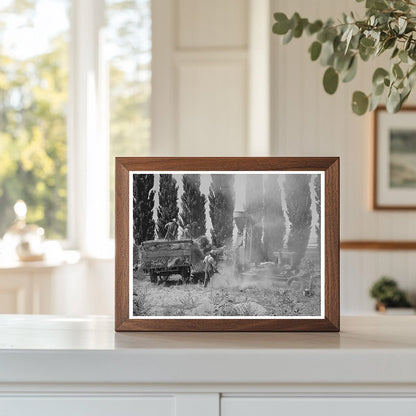 Vintage Hay Chopper in Box Elder County Utah 1940
