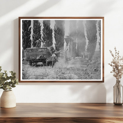 Vintage Hay Chopper in Box Elder County Utah 1940