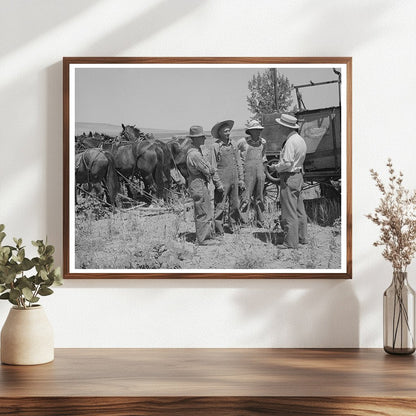 Thayne and Ericson Brothers Discuss Tractor Cooperative 1940