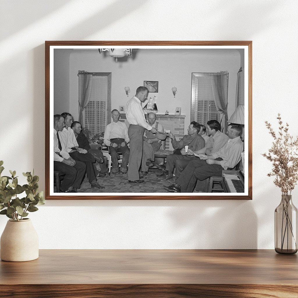 Mormon Farmers Meeting in Box Elder County Utah 1940