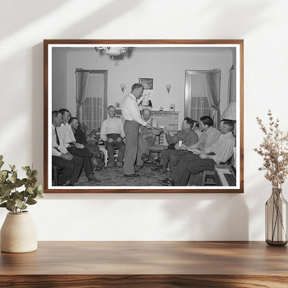 Mormon Farmers Meeting in Box Elder County Utah 1940