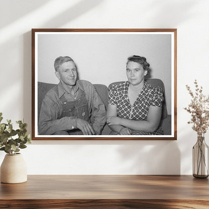 Mormon Farmer and Wife in Box Elder County Utah 1940