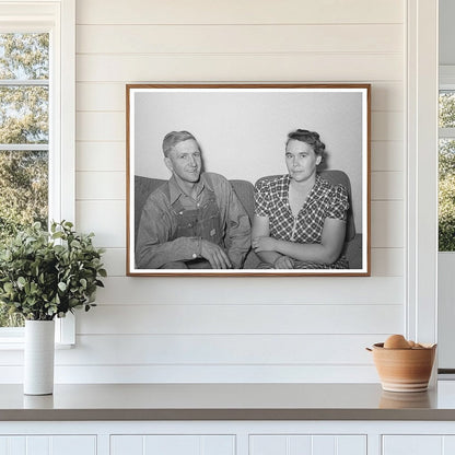 Mormon Farmer and Wife in Box Elder County Utah 1940