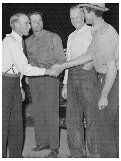 Mormon Farmers Meeting in Box Elder County Utah 1940