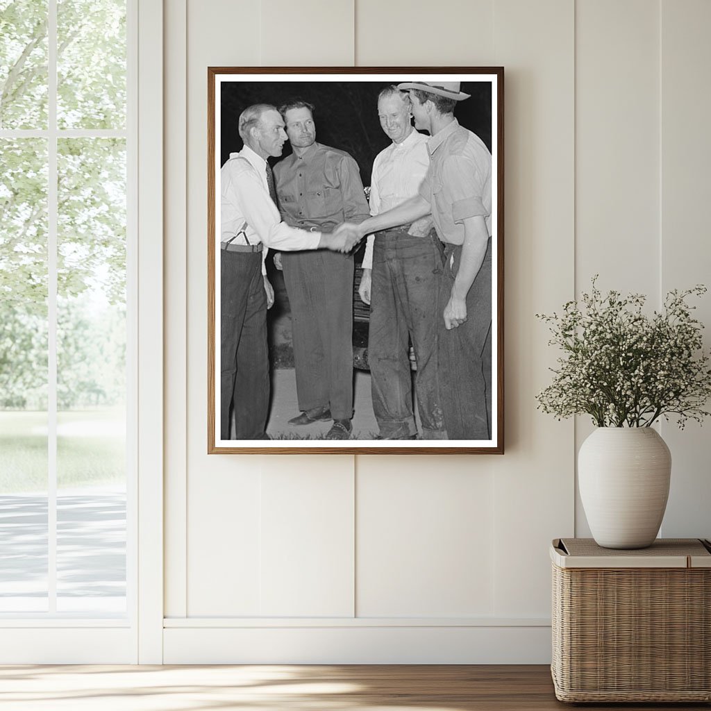 Mormon Farmers Meeting in Box Elder County Utah 1940