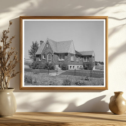 Mendon Utah Mormon Farmer Home August 1940