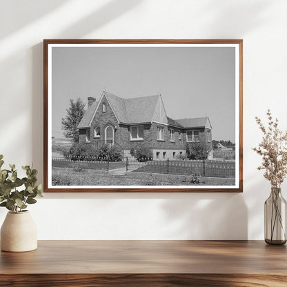 Mormon Farmers New House Mendon Utah August 1940