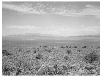 Vintage 1940 Landscape Box Elder County Utah Photo