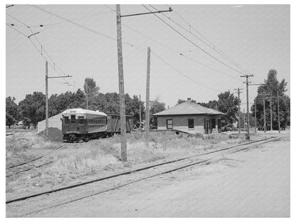 Mendon Utah Inter-Urban Station August 1940 Vintage Photo