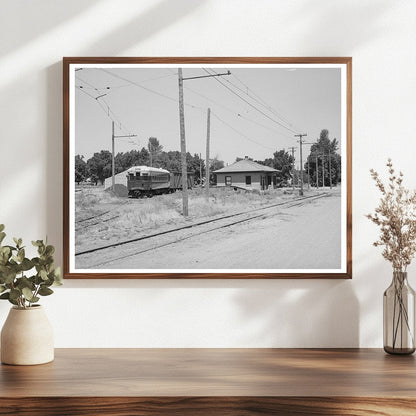 Mendon Utah Inter-Urban Station August 1940 Vintage Photo