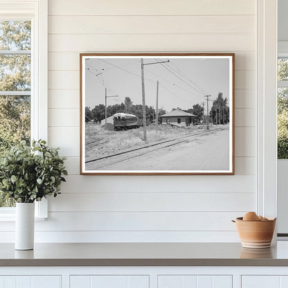 Mendon Utah Inter-Urban Station August 1940 Vintage Photo