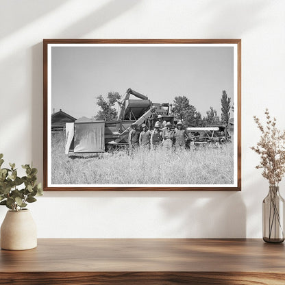 Farm Security Administration Combine Harvester Utah 1940